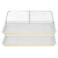 Nonstick Ceramic Baking Sheet With Rack (2-Pack Medium 10" x 15")