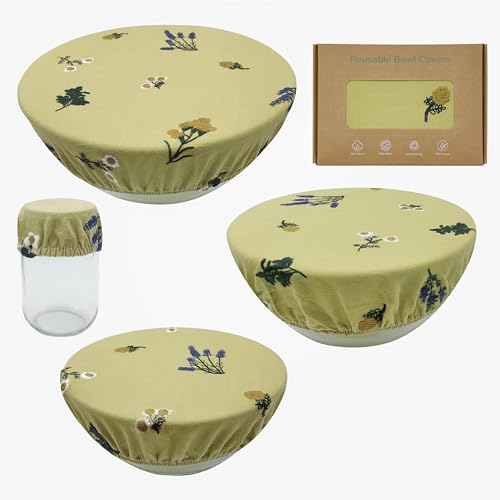 Reusable Bowl Covers (Pale Mustard)
