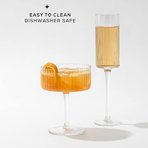 Elle 5.7oz Champagne Glasses (Champagne Glasses)