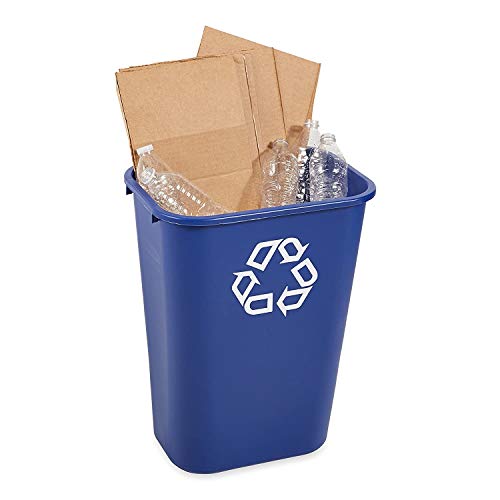 Deskside Recycling Can (10.25 Gallons / Blue)
