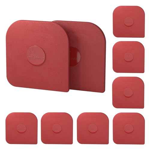 Pan Scraper 10 Pcs Pot & Dish Scraper Plastic (10 Pcs / Red)