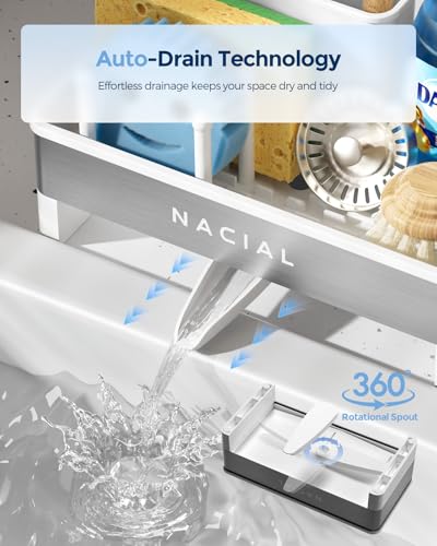 Kitchen Sink Organizer (White)