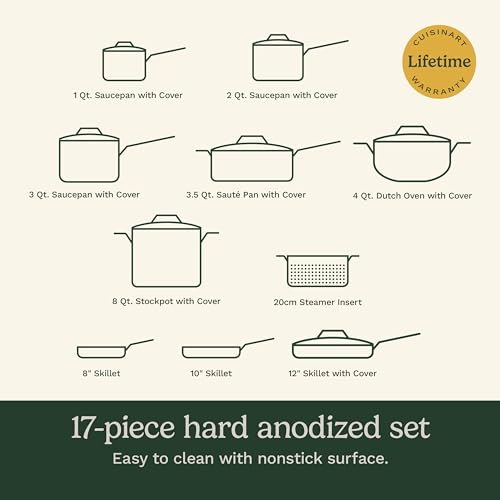 17 Piece Pots and Pans Set (17 PC)