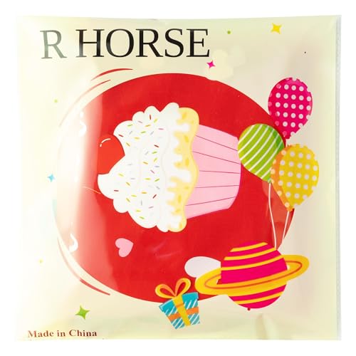 R HORSE Adults Kids Matching Apron Set Grandma and Me Apron with 2 Pockets (Red Grandma)