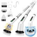Electric Spin Scrubber for Bathroom (3 Brush Heads / White)