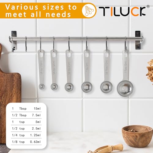 Stainless Steel Measuring Cups & Spoons Set