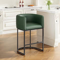 26" H Counter Height Bar Stools Set of 1 (Green / Set of 1)