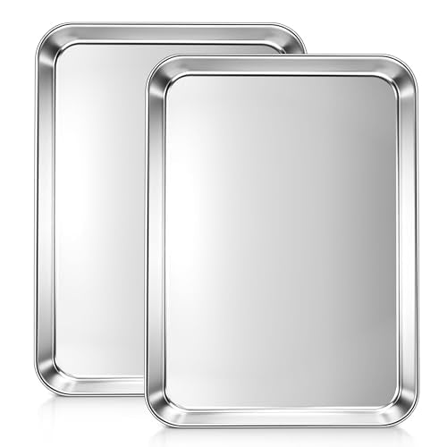 Cookie Sheets for Baking (16x12x1 Inch)