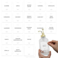 Coffee Syrup Labels for Bottles (Coffee Syrup (22 pcs) / White)