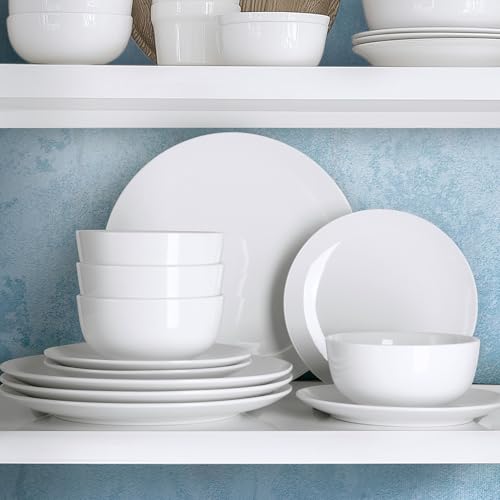 Icon Porcelain Dinnerware Set (Iconic white / Service for 6)