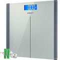 Digital Electric Bathroom Scale for Body Weight (Grey / 11.8 x 11.8 inches)