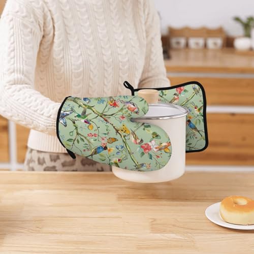 Bird Oven Mitts and Pot Holders Sets 3PCS (Bbird01)