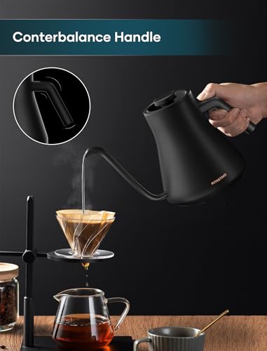 Gooseneck Electric Kettle (Black)