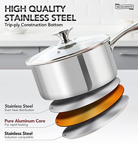 3 Quart Saucepan with Lid (3QT)