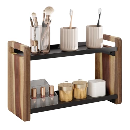 Bathroom Counter Organizer (Acacia 2 Tier)