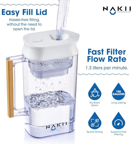 Water Filter Pitcher 1.8L (7.5 Cups Pitcher)