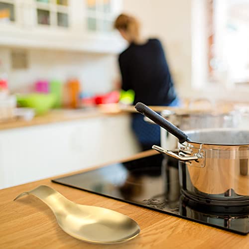 Stainless Steel Spoon Rest (2.Fishtail-Gold)