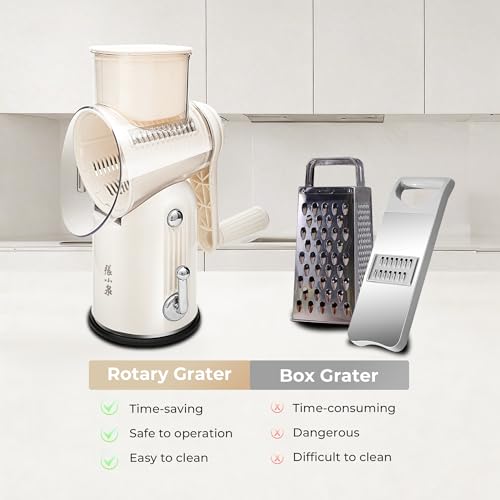 5 in 1 Rotary Cheese Grater