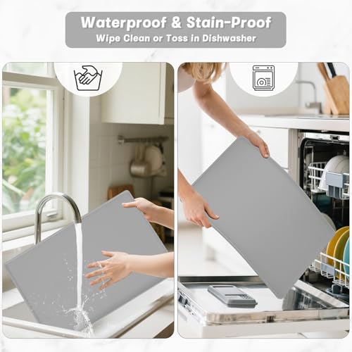 Silicone Coffee Mat (Gray / 16" x 24")