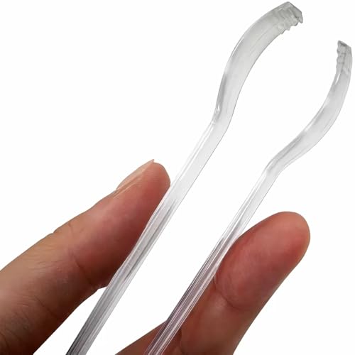 Mini Clear Plastic Tongs (Standard)