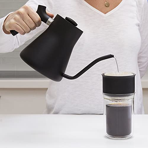 Stagg Gooseneck Pour Over Kettle for Coffee & Tea (Matte Black)