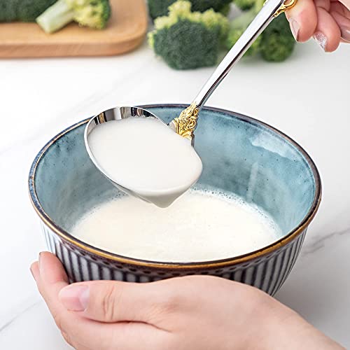 Luxury 1 Piece Gold Accent Gravy Ladle