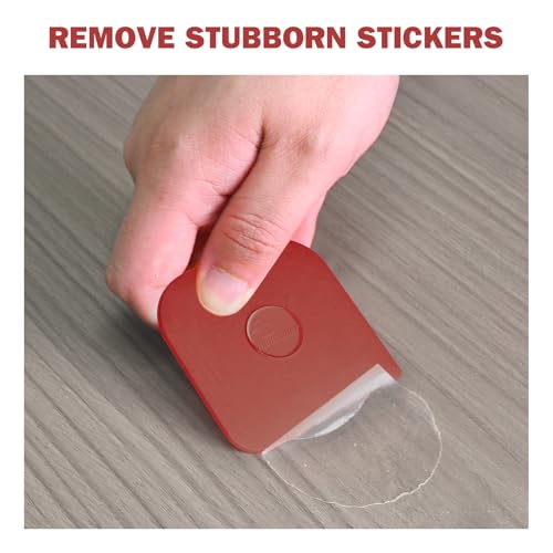 Pan Scraper 10 Pcs Pot & Dish Scraper Plastic (10 Pcs / Red)
