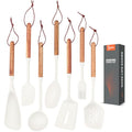 Silicone Cooking Utensils Set of 7 (White)
