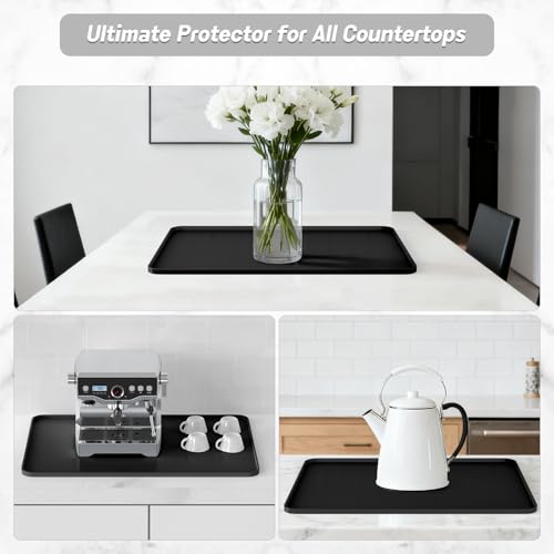 Silicone Coffee Mat (Black / 24" x 15.9")