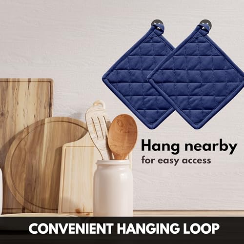Oven Mitt 7"x13" (Indigo Blue)