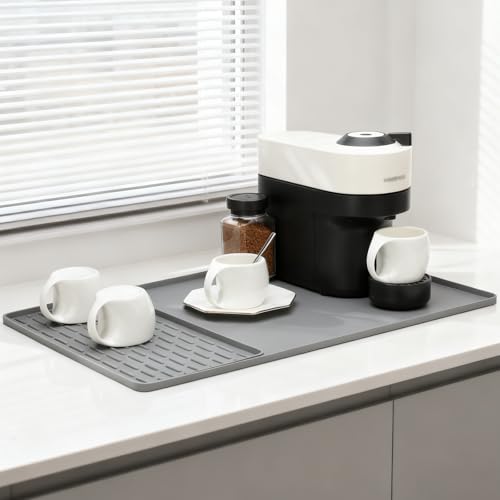 Silicone Coffee Mat 24 x 16 in Combination (Gray / 24" x 16")