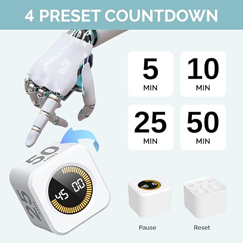 Pomodoro Timer Visual (White)