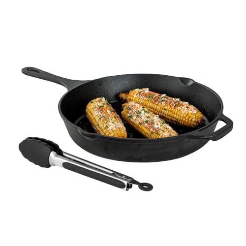 Met Lux 9 Inch Kitchen Tong (9" / Black)