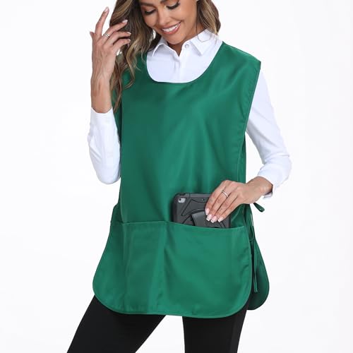 3 Pack Unisex Cobbler Apron (Standard / 3 Pack - Green)