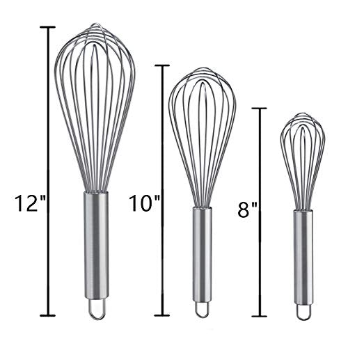 Whisks for Cooking (Silver)