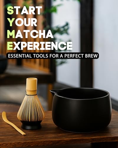 20OZ Matcha Whisk Set (Matte Black)