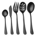 Matte Black Serving Set (Black / 5-Piece)