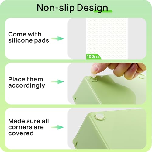25 Pack Plastic Drawer Organizers with Non (Light Green)