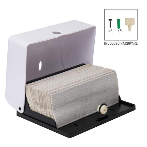 Paper Towel Dispenser (White / 1-Piece / Dispenser)