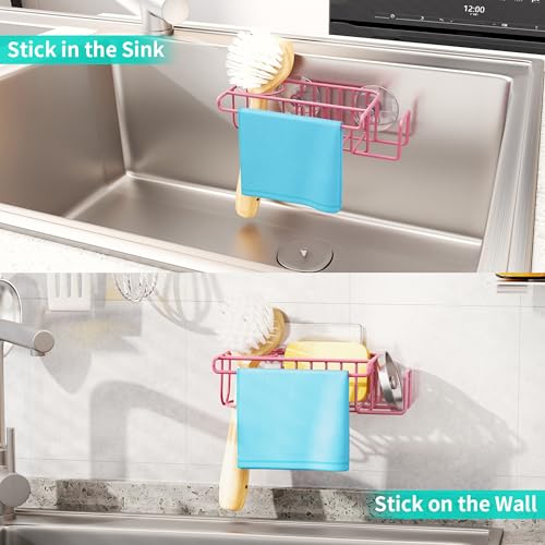 Sink Caddy Sponge Holder (Pink)