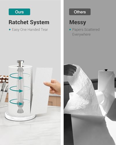 Paper Towel Holder Countertop (Silver)