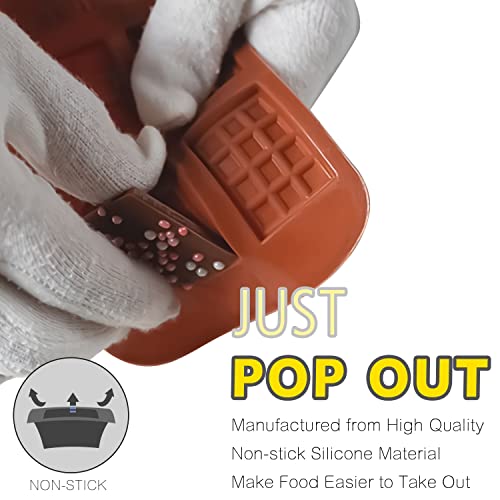 Silicone Break Apart Chocolate Molds (Break Apart Chocolate (4 Pack))
