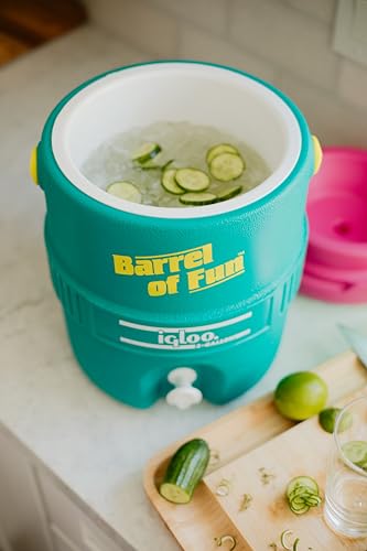 2 Gallon Retro Party Water Jug Cooler (256oz Jade)