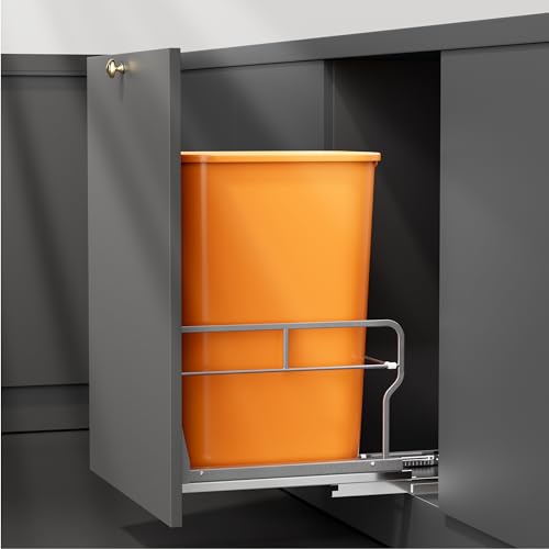 Pull Out Trash Can Cabinet with Soft (Single)