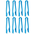 8 Pcs Toaster Tongs (8 Inch / Blue)