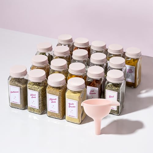 Glass Spice Jar Storage Set (Standard)