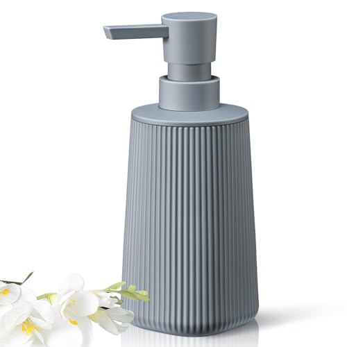 Gray Hand Soap Dispenser for Bathroom and Kitchen (Gray)