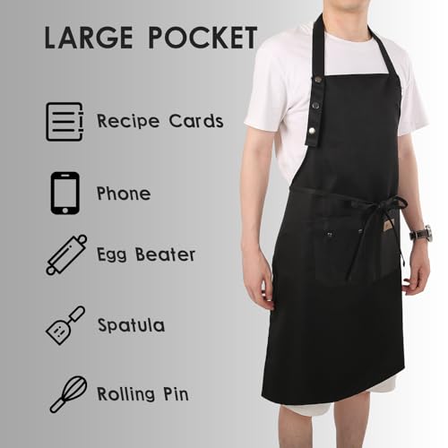 Extra Large Aprons for Men (Black)