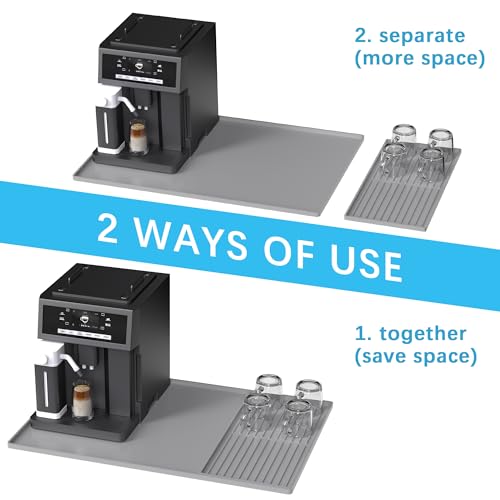 Coffee Bar Mat Set (Gray)