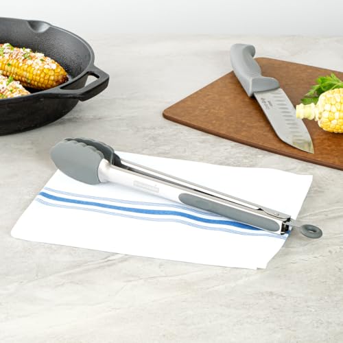 Met Lux 12 Inch Kitchen Tong (12" / Gray)